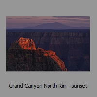 Grand Canyon North Rim - sunset